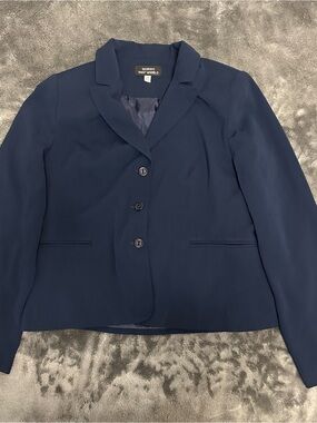 Women's Navy Tailored Blazer